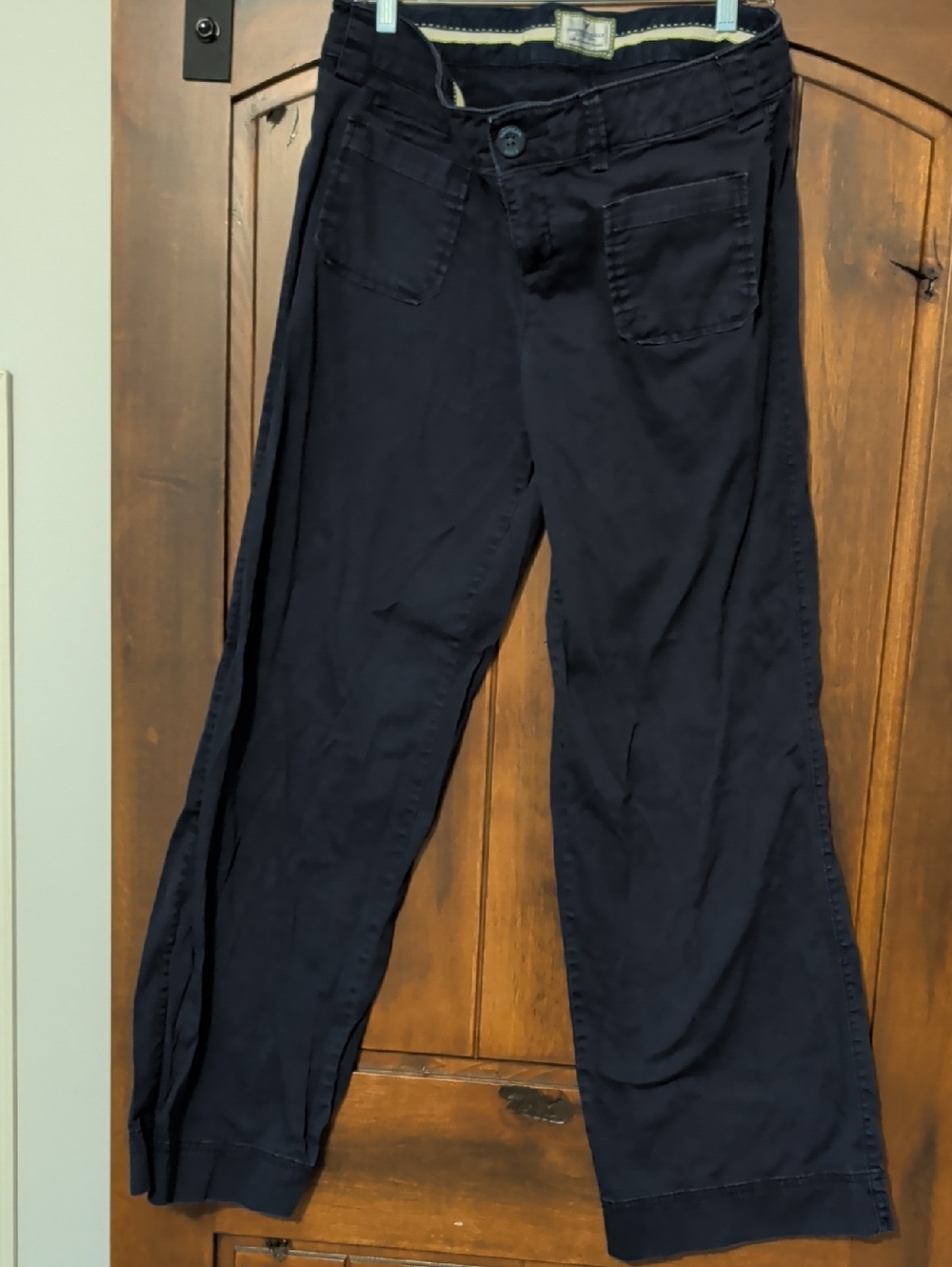 American Eagle Navy Wide Leg Pants